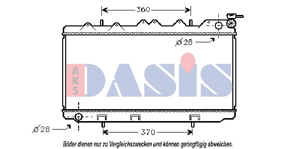 AKS DASIS Radiators, Motora dzesēšanas sistēma 071800N